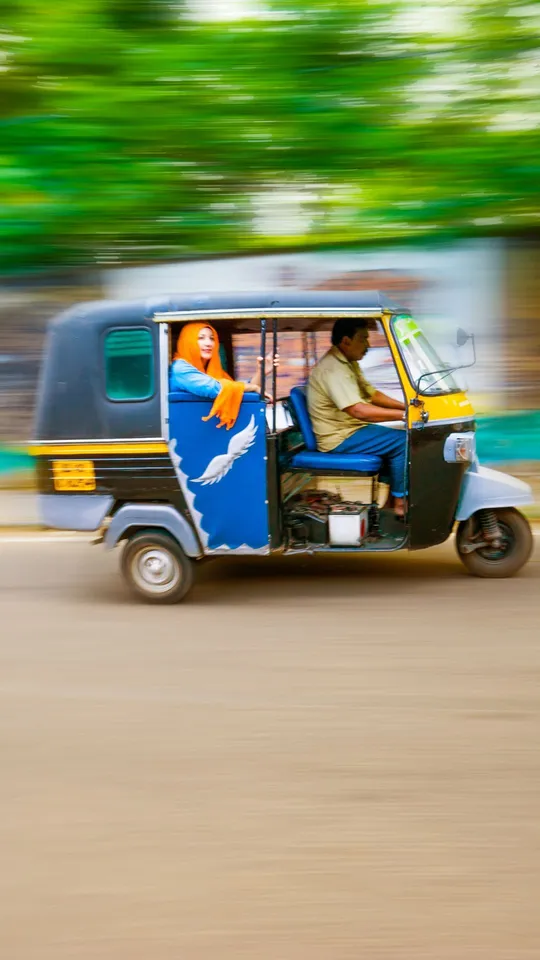Tuk tuk in movimento